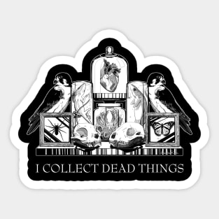 I Collect Dead Things Sticker